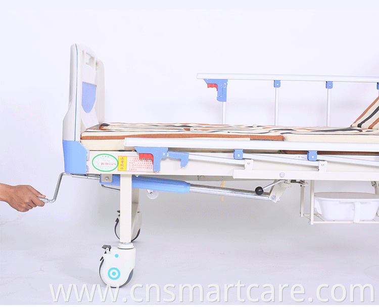 Multi-Function Manual Hospital Nursing Bed Patient bed For Home Care